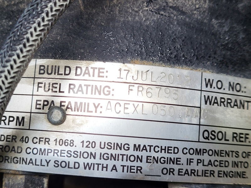 1400 HP Cummins #QSK50, Diesel Engine, 1800 RPM, (2) radiators, 18,126 hours, 2012 - Image 4