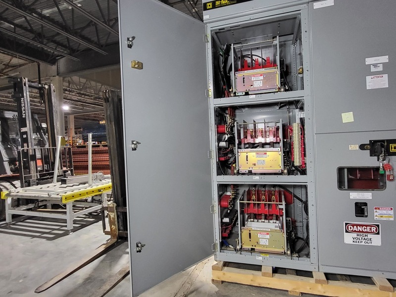400 Amps Square D #NG44D, ISO-Flex Medium-Voltage Motor Starter Lineup, 4160 Volts, 500 HP, (4) vacuum - Image 3