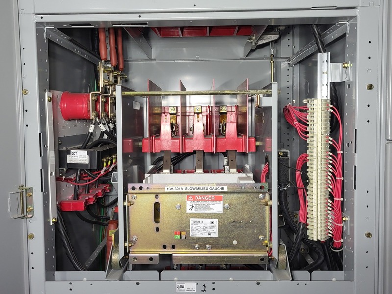 400 Amps Square D #NG44D, ISO-Flex Medium-Voltage Motor Starter Lineup, 4160 Volts, 500 HP, (4) vacuum - Image 7