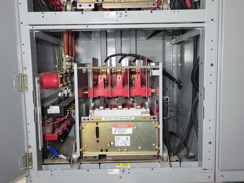 400 Amps Square D #NG44D, ISO-Flex Medium-Voltage Motor Starter Lineup, 4160 Volts, 500 HP, (4) vacuum - Image 9