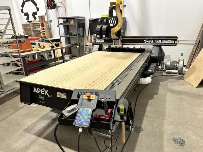 Multicam #APEX-3R, ATC CNC router, 4' x 8' table, 13.4 HP HSD spindle, 24000 RPM, 6 ATC, 2022 - Image 4