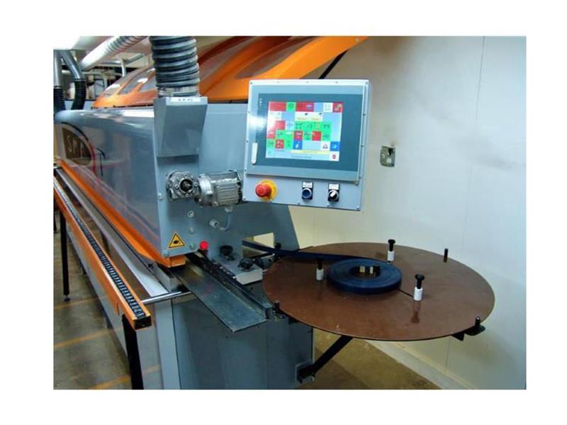Fravol #Smart-S600-23, edgebander w/pre-mill & corner rounding, 5/16" edge, 2-3/8" panel thickness, 4" min. - Image 6