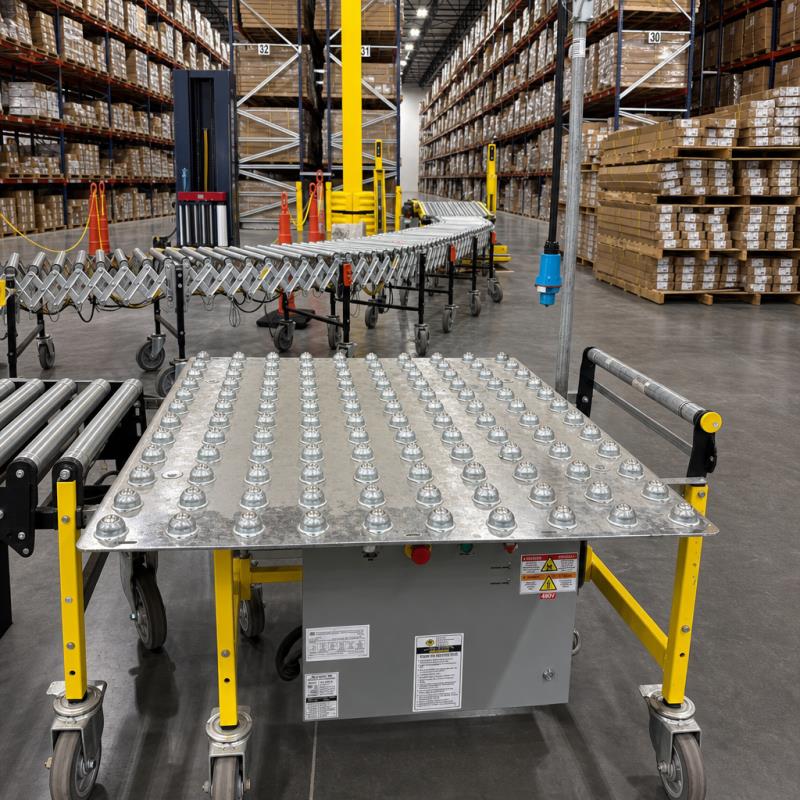 Gorbel #Destuff-It, automatic trailer unloader/loader, 24" belt width, 50 FPM travel, 76-110 FPM belt, 550 - Image 2