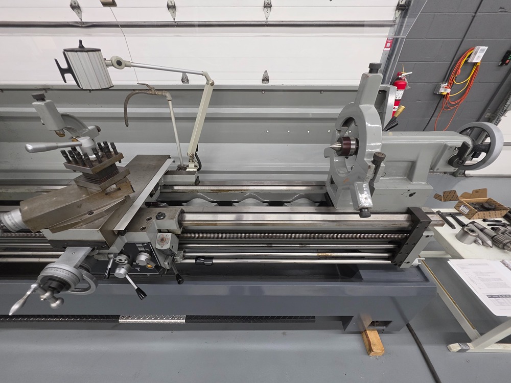 22" x 80" Kent #CS-2280, Precision Lathe, 14.2" socs, 30.7" swing over gap, 10.2" X, 12" 3-jaw chuck, 16" - Image 9