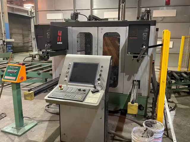 Peddinghaus #PeddiWriter-PW1250, CNC plasma marking system, (2) ArcWriter torches, 55" x 24" max beam - Image 5