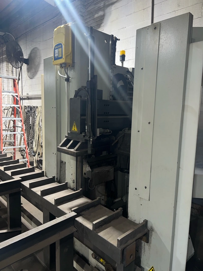 Ficep #1101-DX, CNC beam drill line, 44" max beam, 1-11/16" drilling, 12" spindle stroke, 7.5 HP, 2008 - Image 2