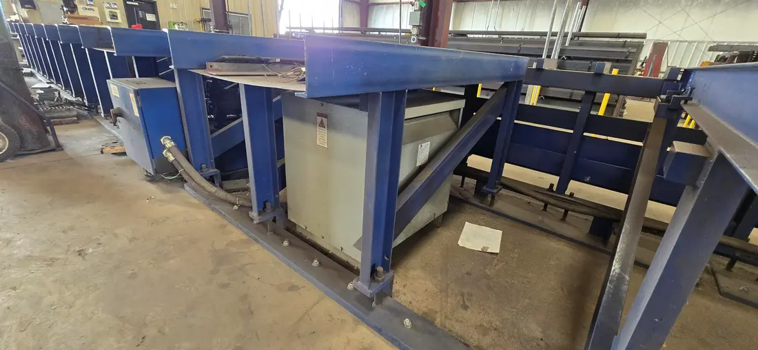 Peddinghaus #Ocean-Avenger-Plus-MDL-1250/1C, CNC beam drill line, 48" max profile, 80' length, 25 HP, Siemens - Image 5