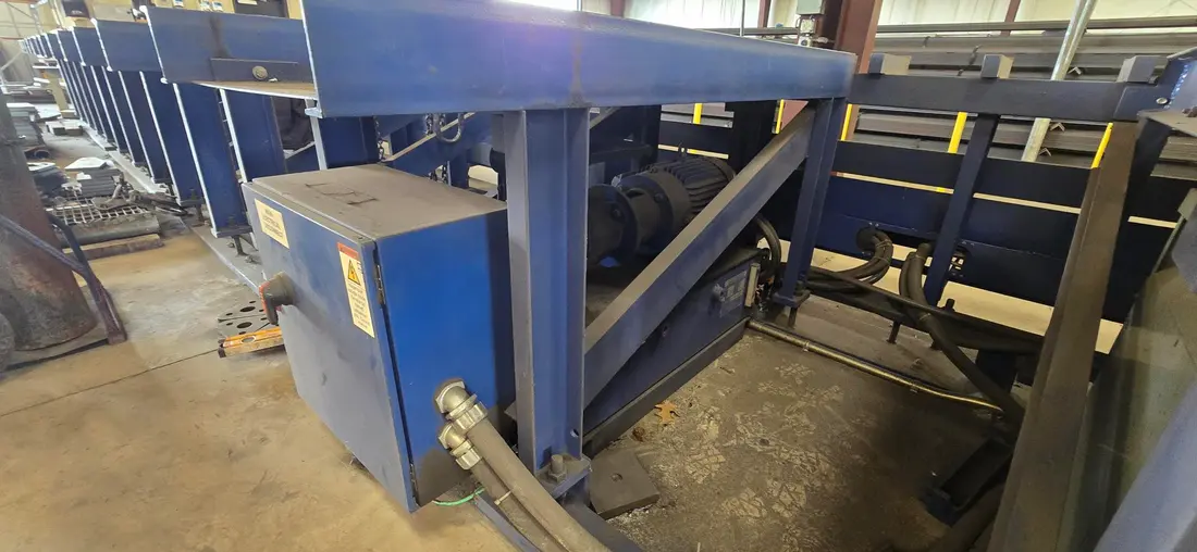 Peddinghaus #Ocean-Avenger-Plus-MDL-1250/1C, CNC beam drill line, 48" max profile, 80' length, 25 HP, Siemens - Image 6