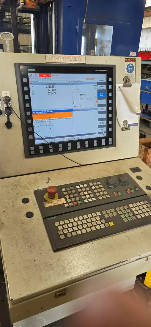 Peddinghaus #Ocean-Avenger-Plus-MDL-1250/1C, CNC beam drill line, 48" max profile, 80' length, 25 HP, Siemens - Image 7