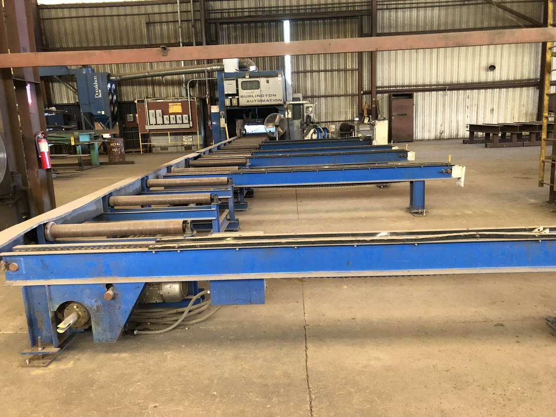 Burlington Automation #Python-X, CNC robotic plasma structural steel system, 36" max profile, Hypertherm - Image 2
