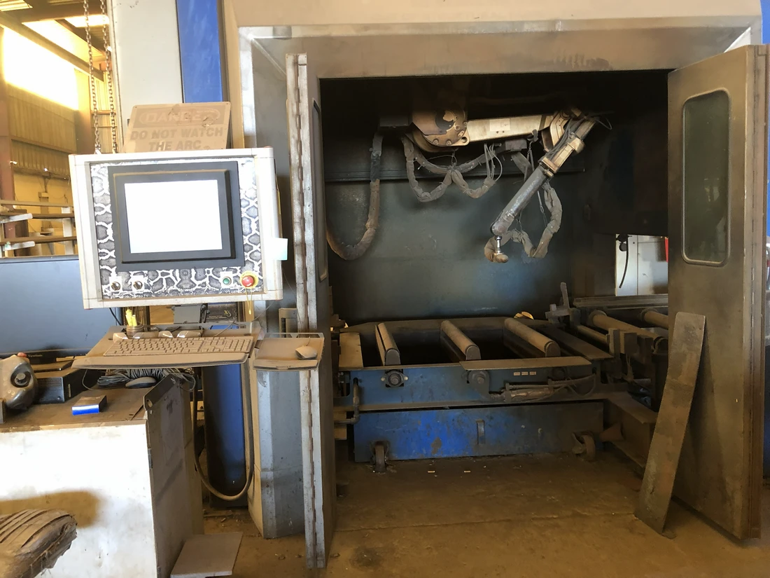 Burlington Automation #Python-X, CNC robotic plasma structural steel system, 36" max profile, Hypertherm - Image 6