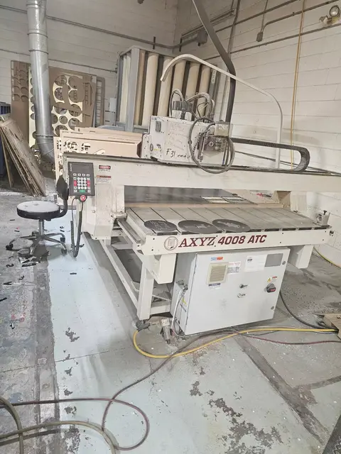 AXYZ #4008-ATC, CNC router, 48" x 96" table, 10.8 HP, 18,000 RPM, 7-position ATC, 2018 - Image 1