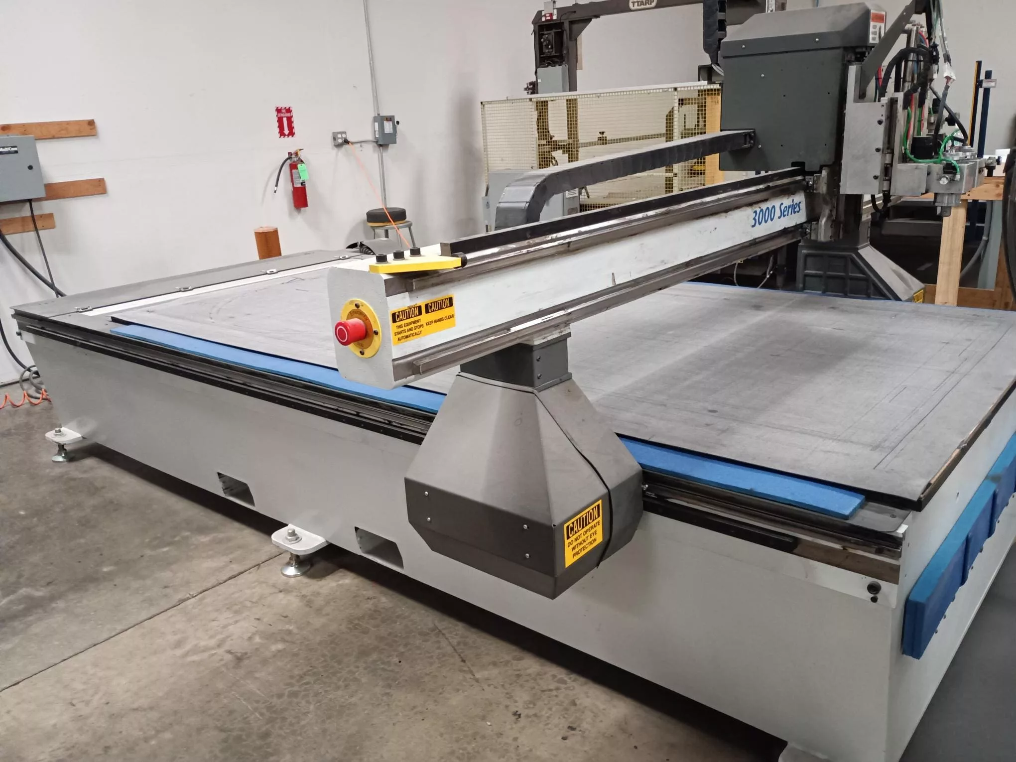 Multicam #3204-R-PF, CNC router, 60" x 120" table, 5.1 HP, 24,000 RPM, creasing wheel & dual tangential - Image 1