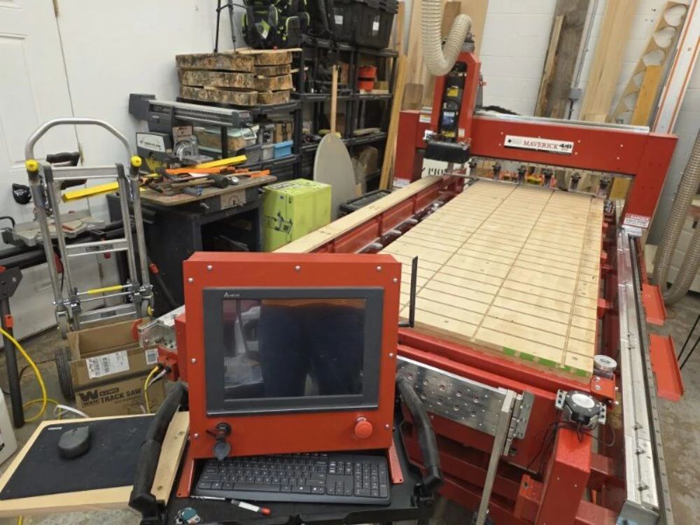 Legacy #Maverick-ATC-E-Series, CNC router, 48" x 96" table, 6 HP, 7-position ATC, 4th Axis lathe attachment - Image 3