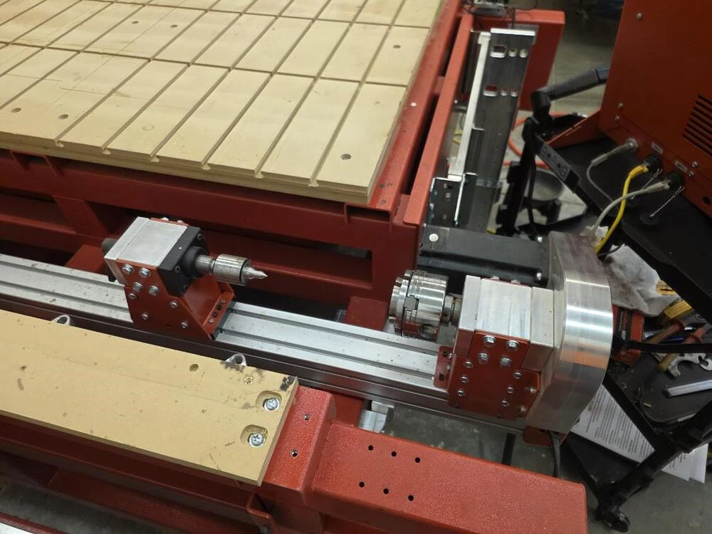 Legacy #Maverick-ATC-E-Series, CNC router, 48" x 96" table, 6 HP, 7-position ATC, 4th Axis lathe attachment - Image 6