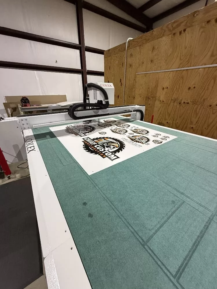 Colex #SX1732-Sharpcut-Bundle-OC, CNC digital cutting system, 67" x 126" work area, triple tool head, 3.1MP - Image 2