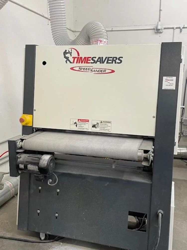 Timesavers #S311-13-1T, deburring machine, 37" x 60" belt, single combination head, 10 HP, 2020 - Image 1