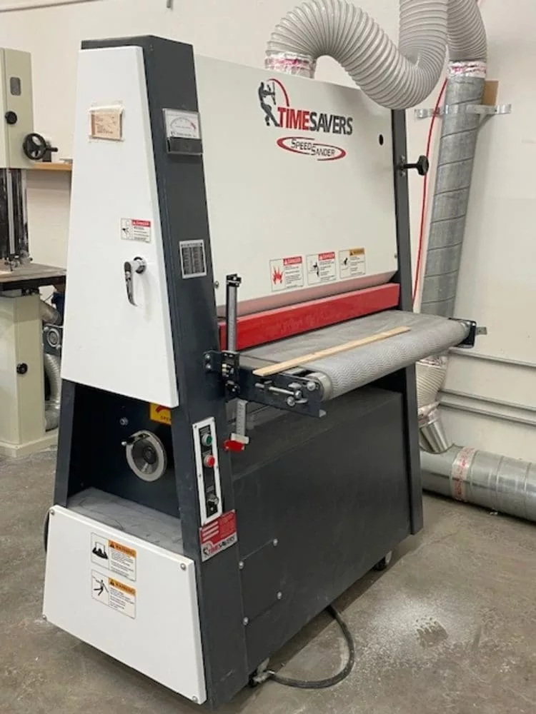 Timesavers #S311-13-1T, deburring machine, 37" x 60" belt, single combination head, 10 HP, 2020 - Image 2
