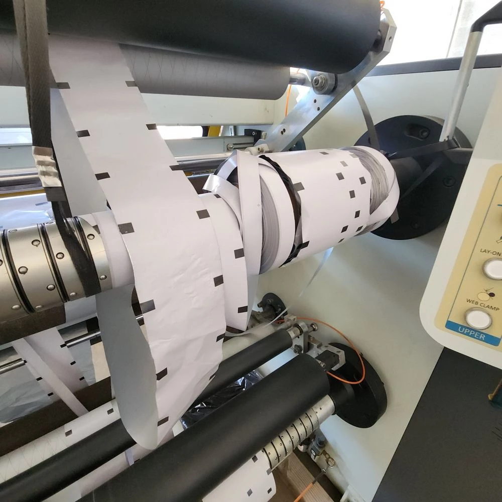 Karlville #HS-Pro-1300, shrink sleeve slitter rewinder, 51.18" max web width, 500 m/min - Image 10