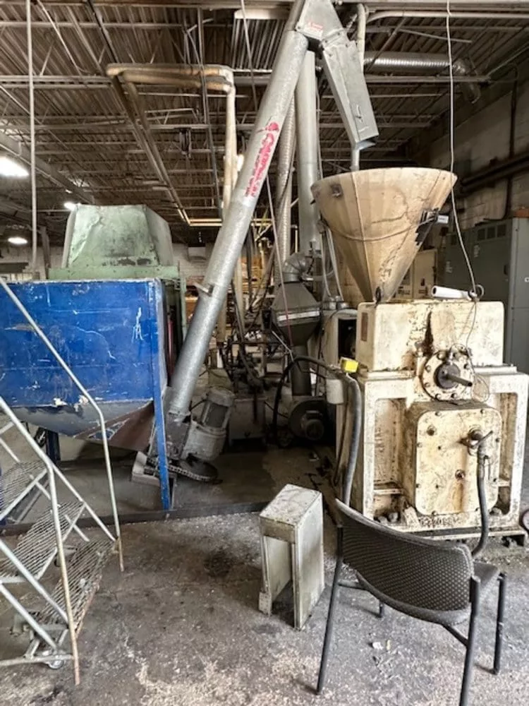 Welex #Gala-6, pelletizing line, 30:1 L/D vented barrel & screw, ran 980 Lbs/Hr HIPS - Image 4