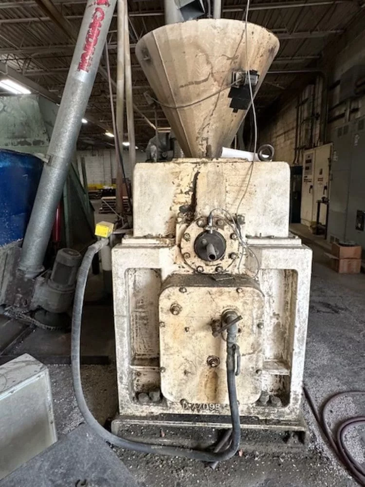 Welex #Gala-6, pelletizing line, 30:1 L/D vented barrel & screw, ran 980 Lbs/Hr HIPS - Image 5