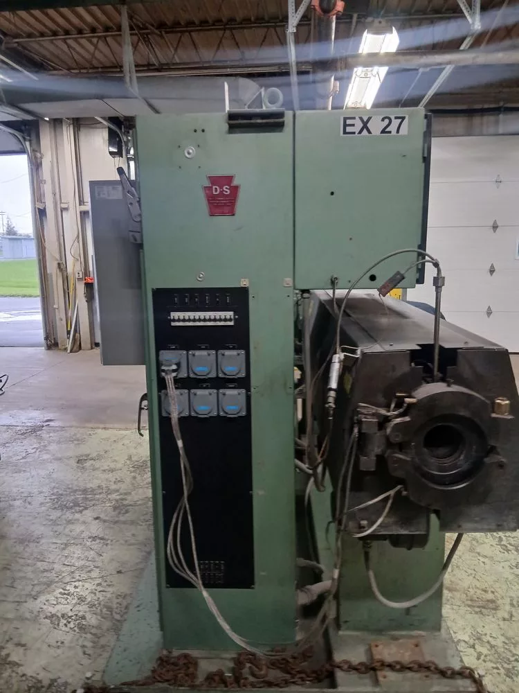 3-1/2" Davis Standard #MV-35IN35, extruder, 24:1 L/D, air cooled, 100 HP, no screw included, 2000 - Image 6