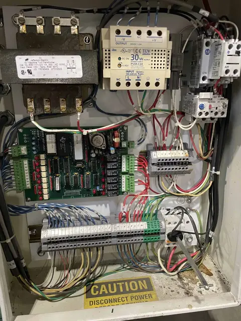 RDN #3-18, extrusion cutoff saw, 12" blade, 3" max pipe profile, 1.5 HP, Allen Bradley Control, 2004 - Image 6