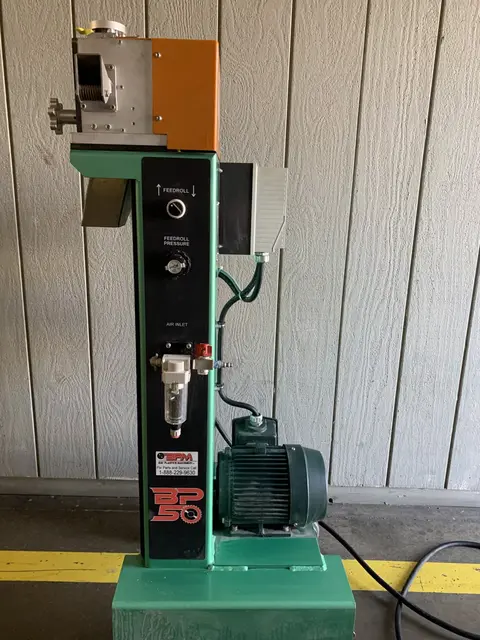 Bay Plastics #BP50, strand pelletizer, 50mm cutting chamber, 2 HP, 80-1,000 RPM, 1/8" pellet length, 2016 - Image 6