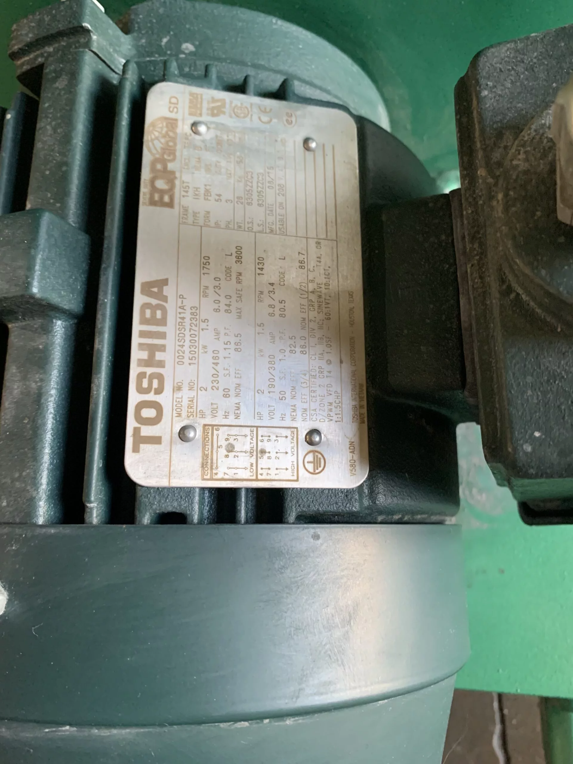 Bay Plastics #BP50, strand pelletizer, 50mm cutting chamber, 2 HP, 80-1,000 RPM, 1/8" pellet length, 2016 - Image 7