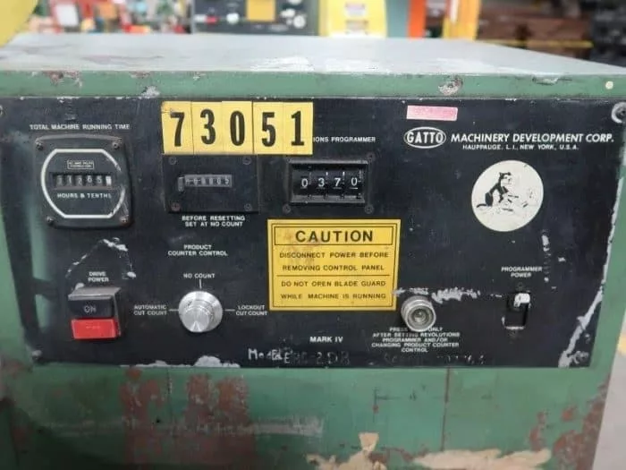 Gatto #MARK-IV-ERC-2DR, extrusion cutter, 2" capacity, 1996 - Image 4