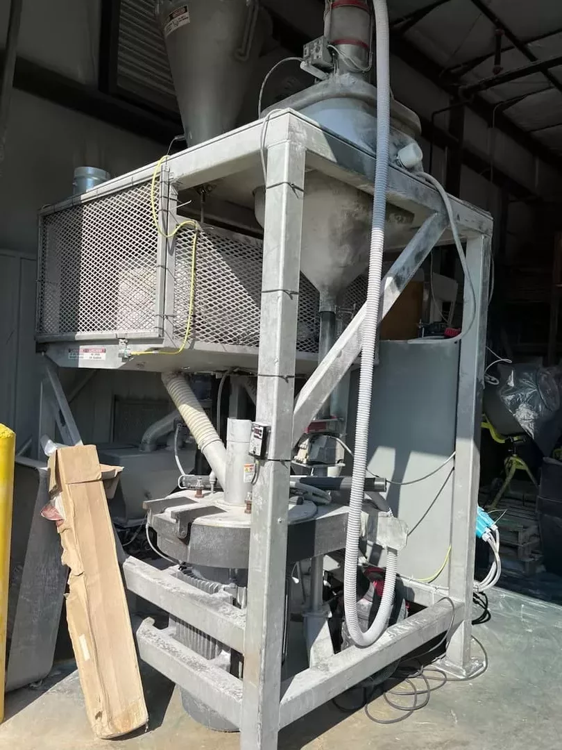 PowderKing #DD-120, pulverizer, 7" x 16" opening, 75 HP direct drive, 30 mesh, 500-800 Lbs/Hr LDPE - Image 1