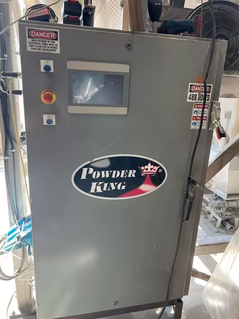 PowderKing #DD-120, pulverizer, 7" x 16" opening, 75 HP direct drive, 30 mesh, 500-800 Lbs/Hr LDPE - Image 4