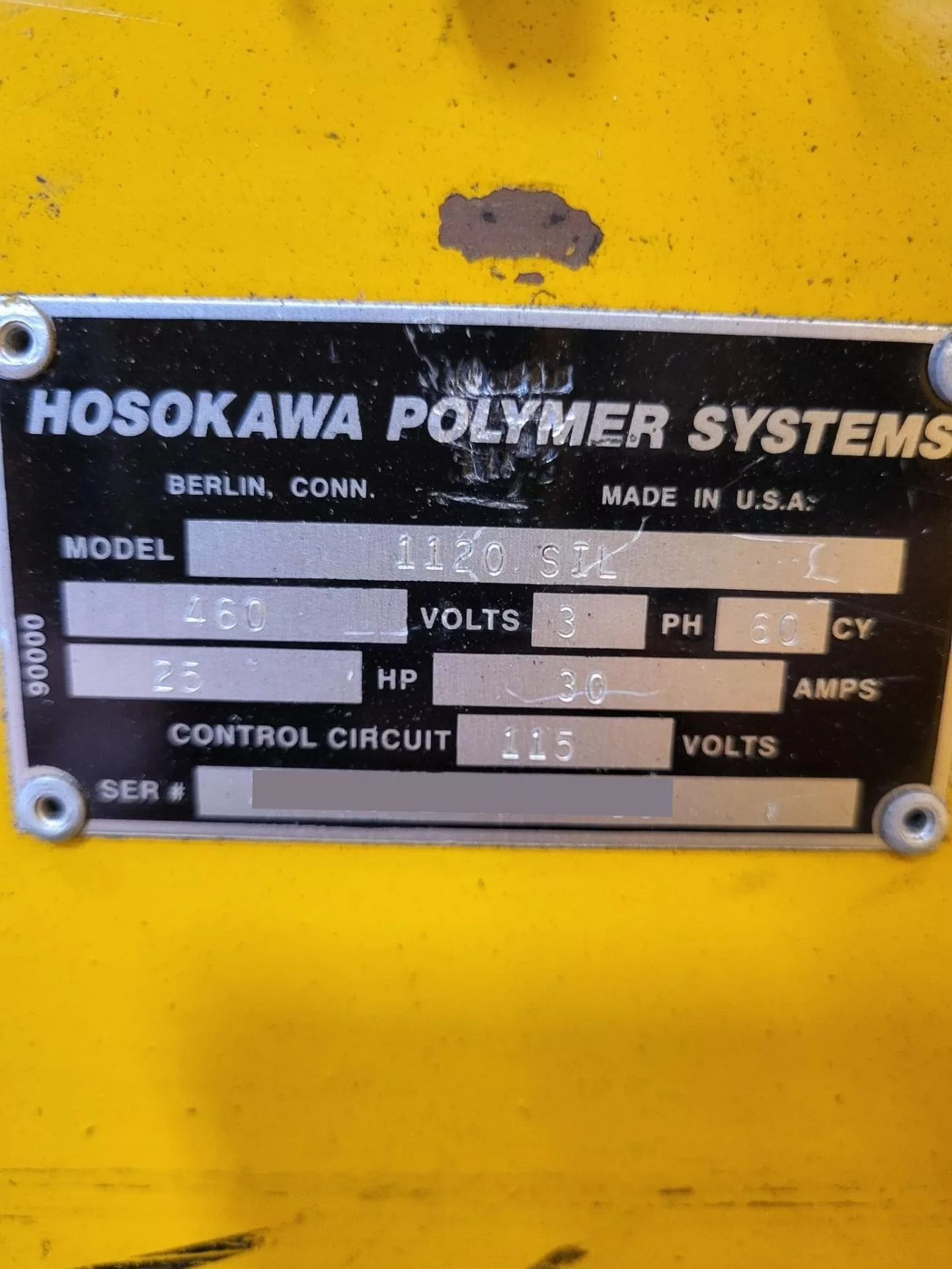 Hosokawa Polymer Systems #1120SIL, granulator, 25 HP, 2008 - Image 5