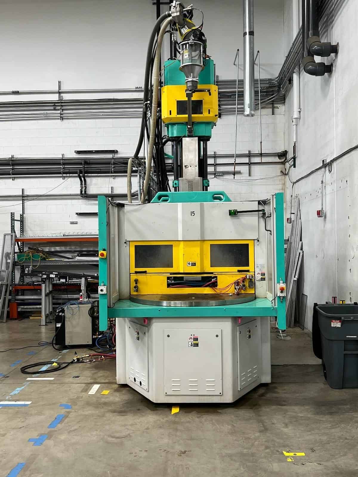 220 Ton, 16 oz., Arburg #1500T-2000-800, rotary table injection molding machine, 59" rotary table, 55mm - Image 1