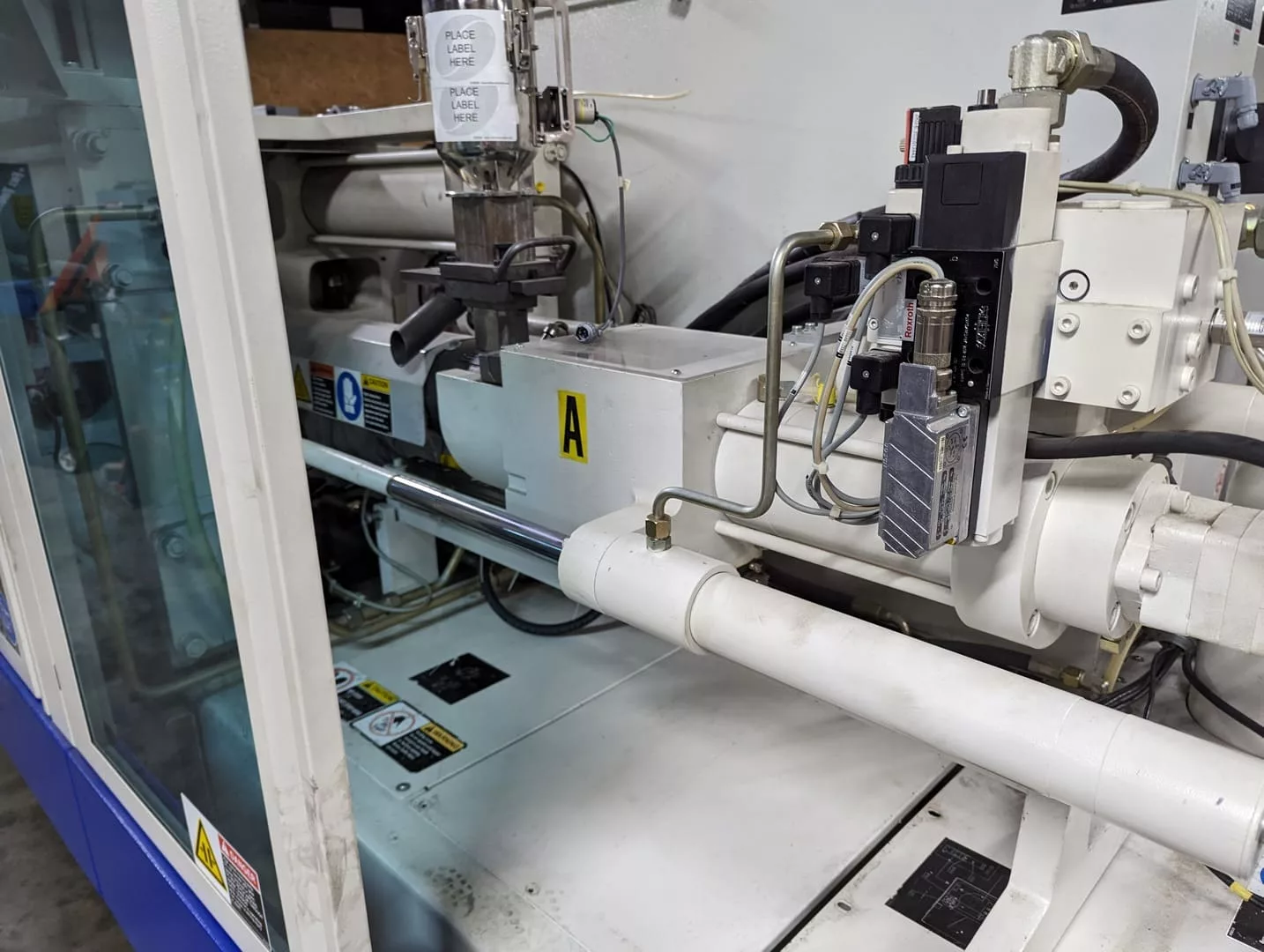 120 Ton, 1.9 oz., Krauss Maffei #100-180-180CX, two-shot injection molding machine, 20.88" x 15.52" tie bars - Image 7