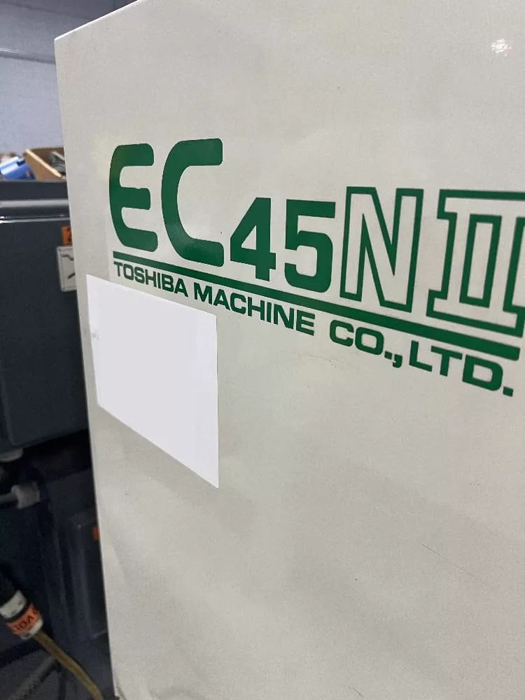 44 Ton, 1.23 oz., Toshiba #EC45N-II, injection molding machine, 12.6" x 12.6" tie bars, V30 Control, 2010 - Image 8