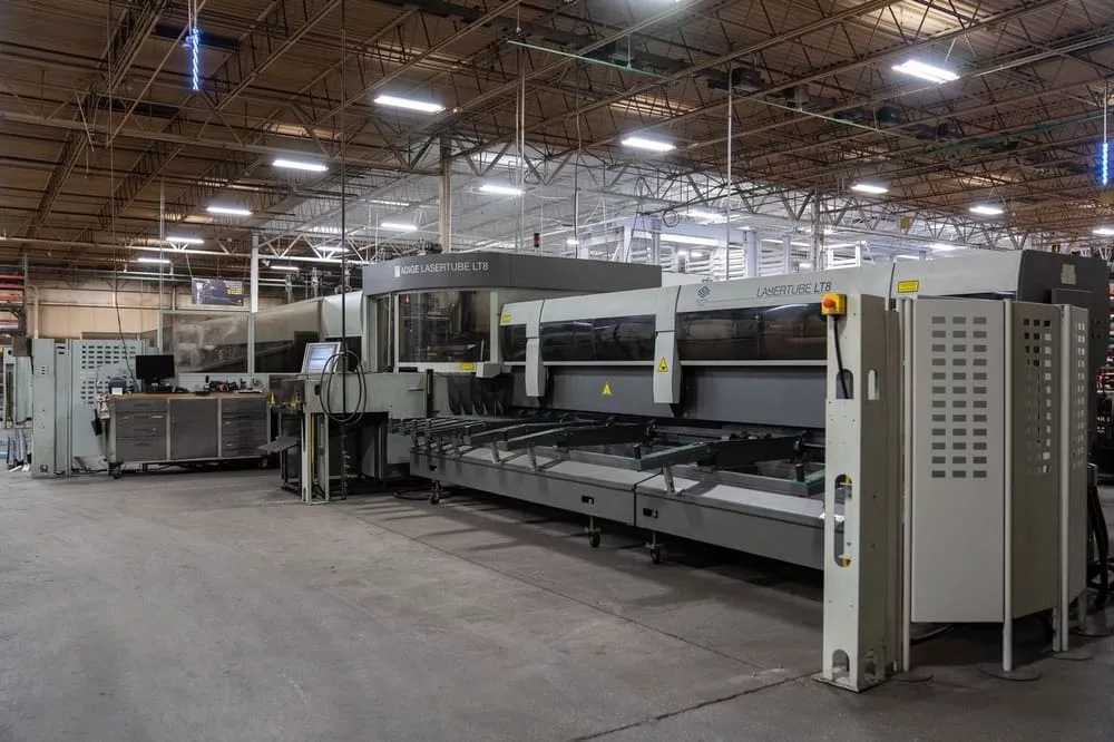 BLM #LT8, CNC CO2 tube laser cutting system, 3,500 watt, 0.5"-8.5" round tube, Rofin DC 035 resonator - Image 1
