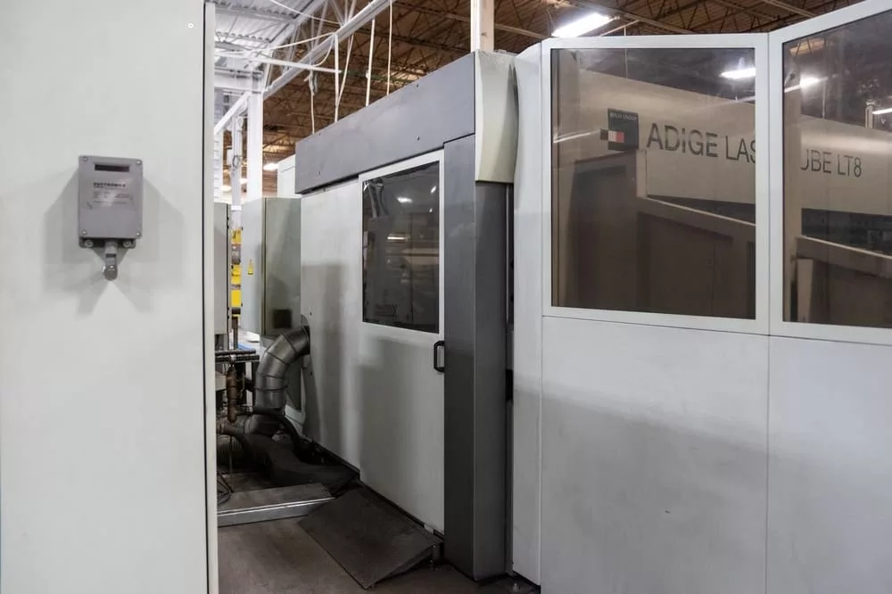 BLM #LT8, CNC CO2 tube laser cutting system, 3,500 watt, 0.5"-8.5" round tube, Rofin DC 035 resonator - Image 7