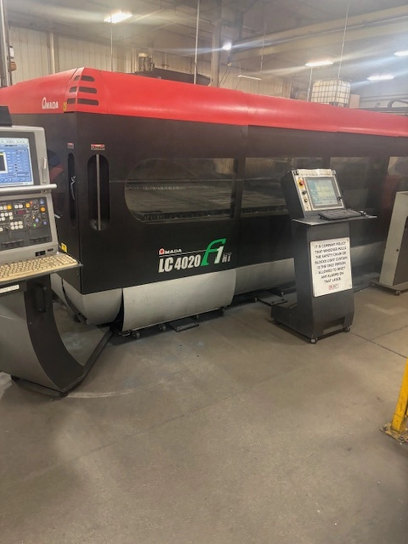 Amada #LC-4020-F1NT, CNC laser cutting system, 6,000 watt, 6' x 12' table, Amada Control, 2012 - Image 1
