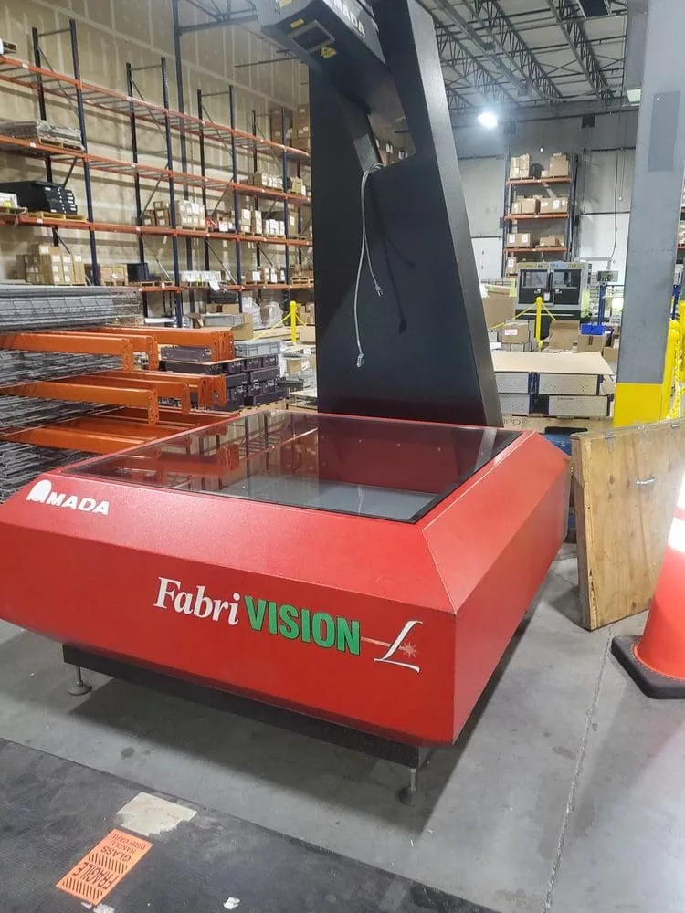 Amada #Fabrivision-FVL-HD-4848, laser scanning inspection machine, 48" x 48" scan area, 8" max part - Image 2