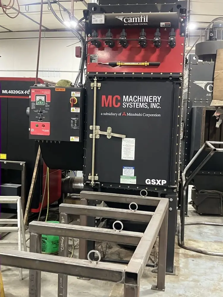 Mitsubishi #ML4020GX-F80, CNC fiber laser cutting system, 8,000 watt, 6.5' x 13.1' table, 1,412 hours - Image 3
