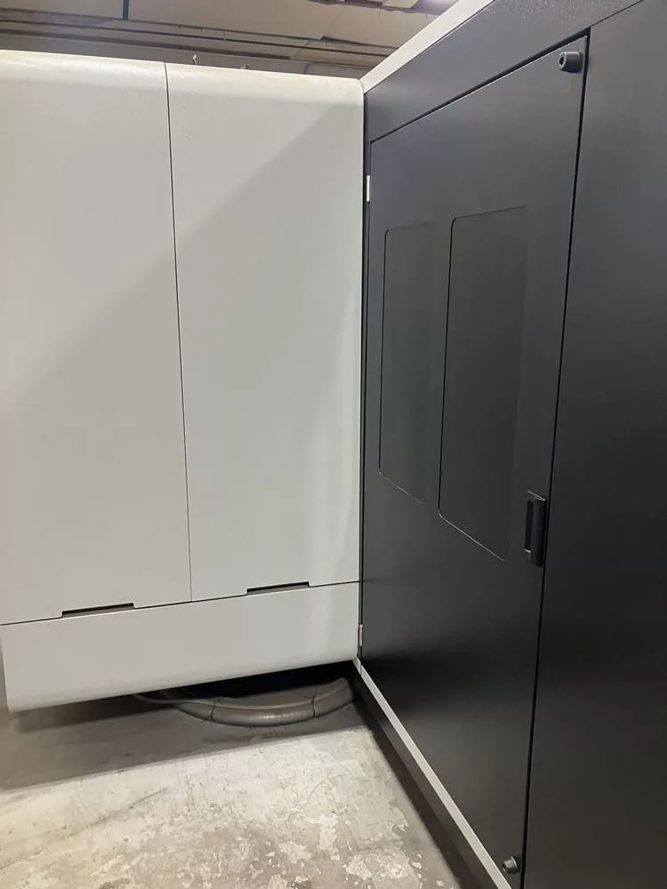 Mitsubishi #ML4020GX-F80, CNC fiber laser cutting system, 8,000 watt, 6.5' x 13.1' table, 1,412 hours - Image 6
