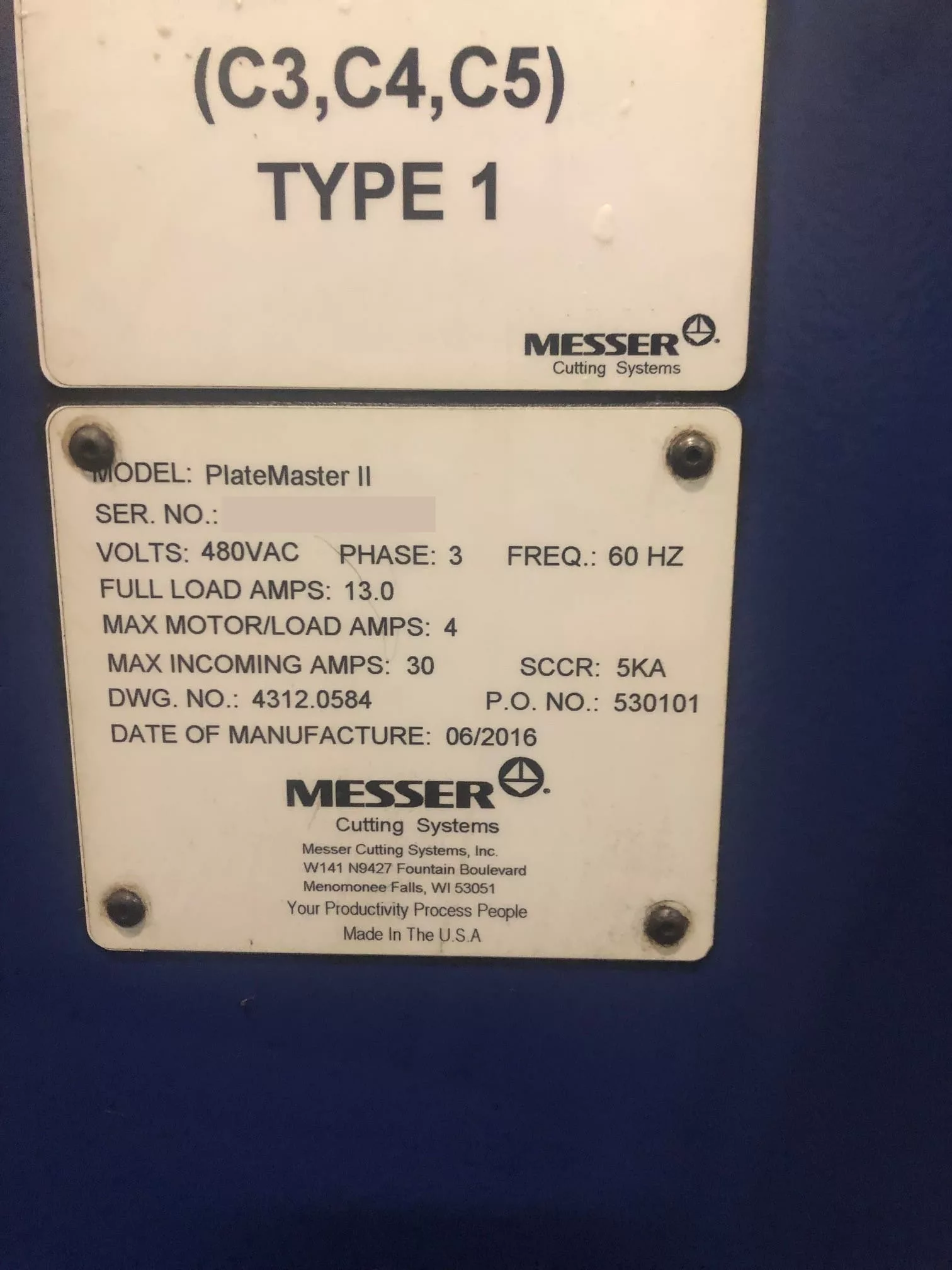 Messer #PlateMaster-II, CNC plasma cutting system, 9' x 21' table, HPR260XD, 1-1/4" plasma, 6" oxy fuel - Image 8