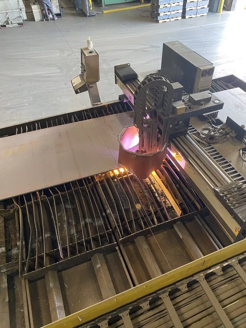 ALLtra #PG14-12, CNC plasma cutting system, 10' x 45' table, 200 AMP, Hypertherm HPR 260, ALLtra CNC, 2008 - Image 2