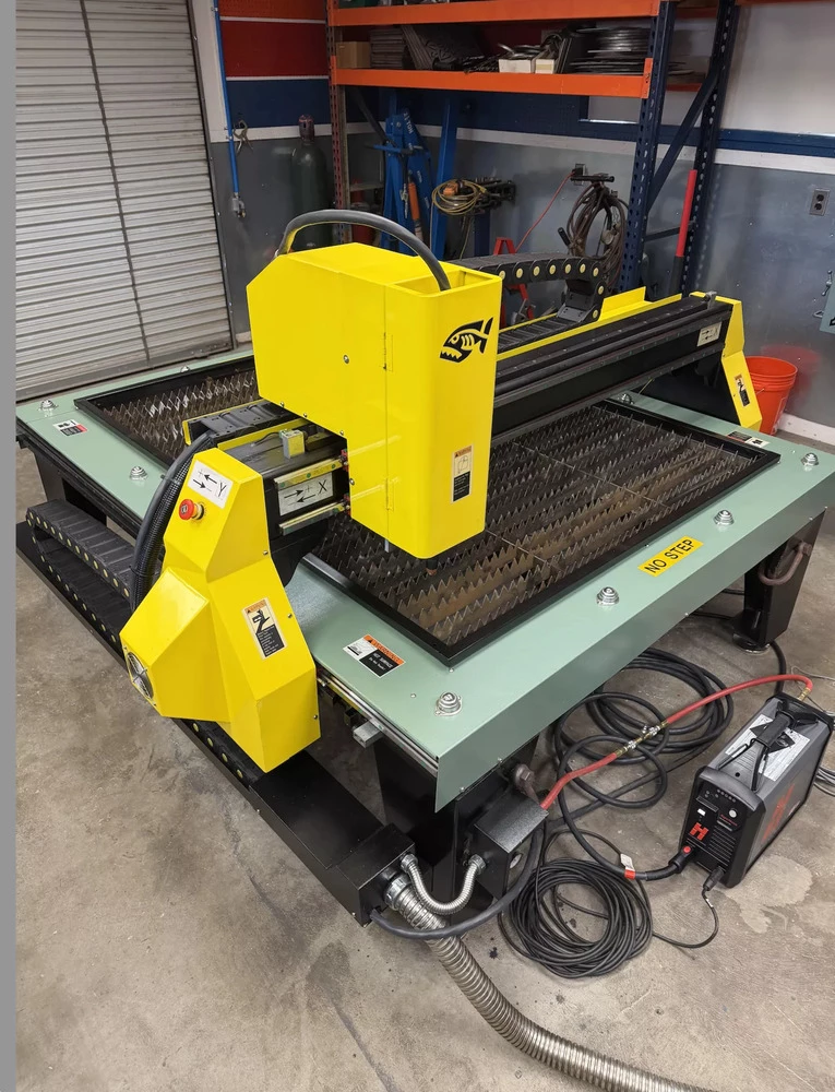 Piranha #B404, CNC plasma cutting system, 4' x 4' table, Hypertherm Powermax 45xp, lightly used, Starfire - Image 2