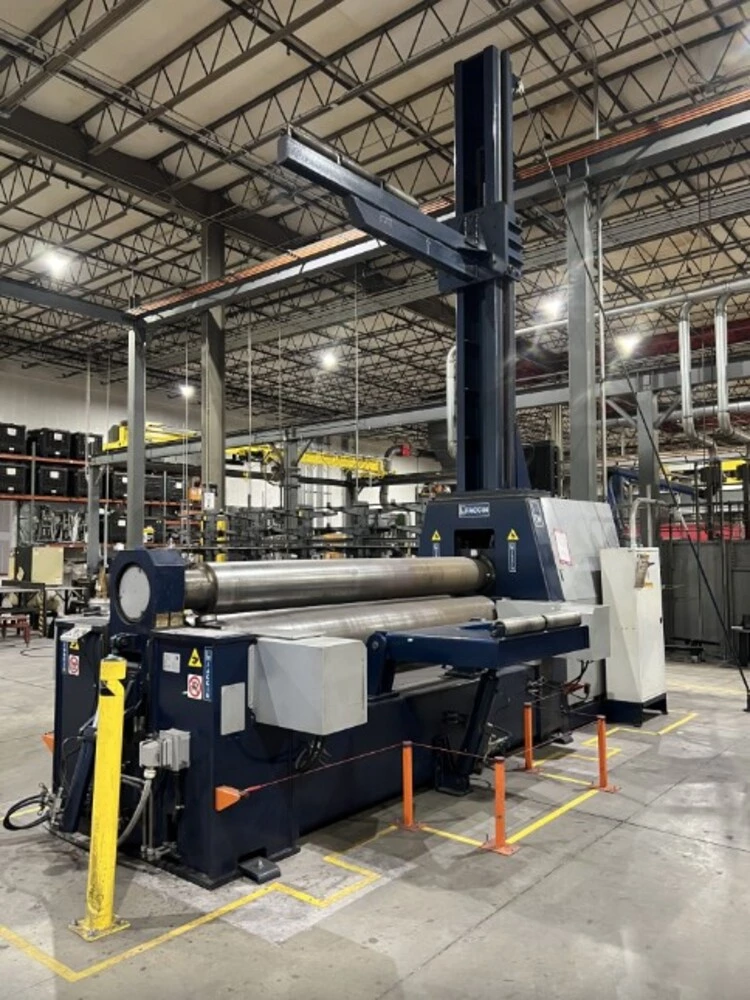 10' x 1-9/16" Faccin #HAV-3145, 3-roll double pinch plate bending roll, 17.72" top roll, 2017 - Image 1