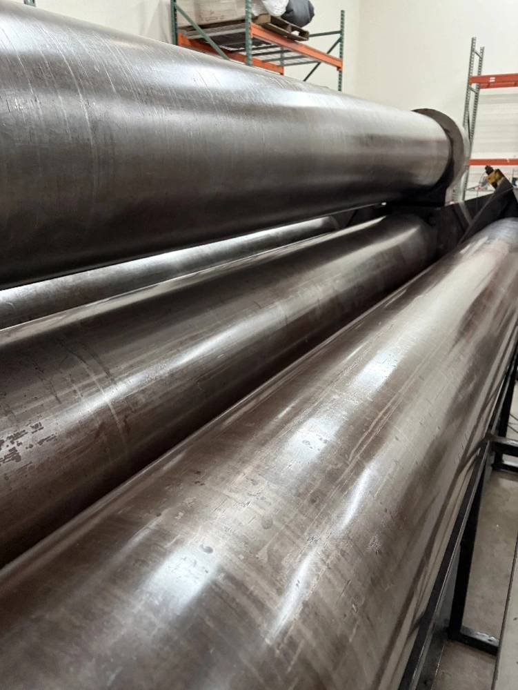 120" x 1" Bertsch #100-10, 4-roll plate bending roll, 17" top roll, 1" pre-bend capacity, 2018 - Image 8