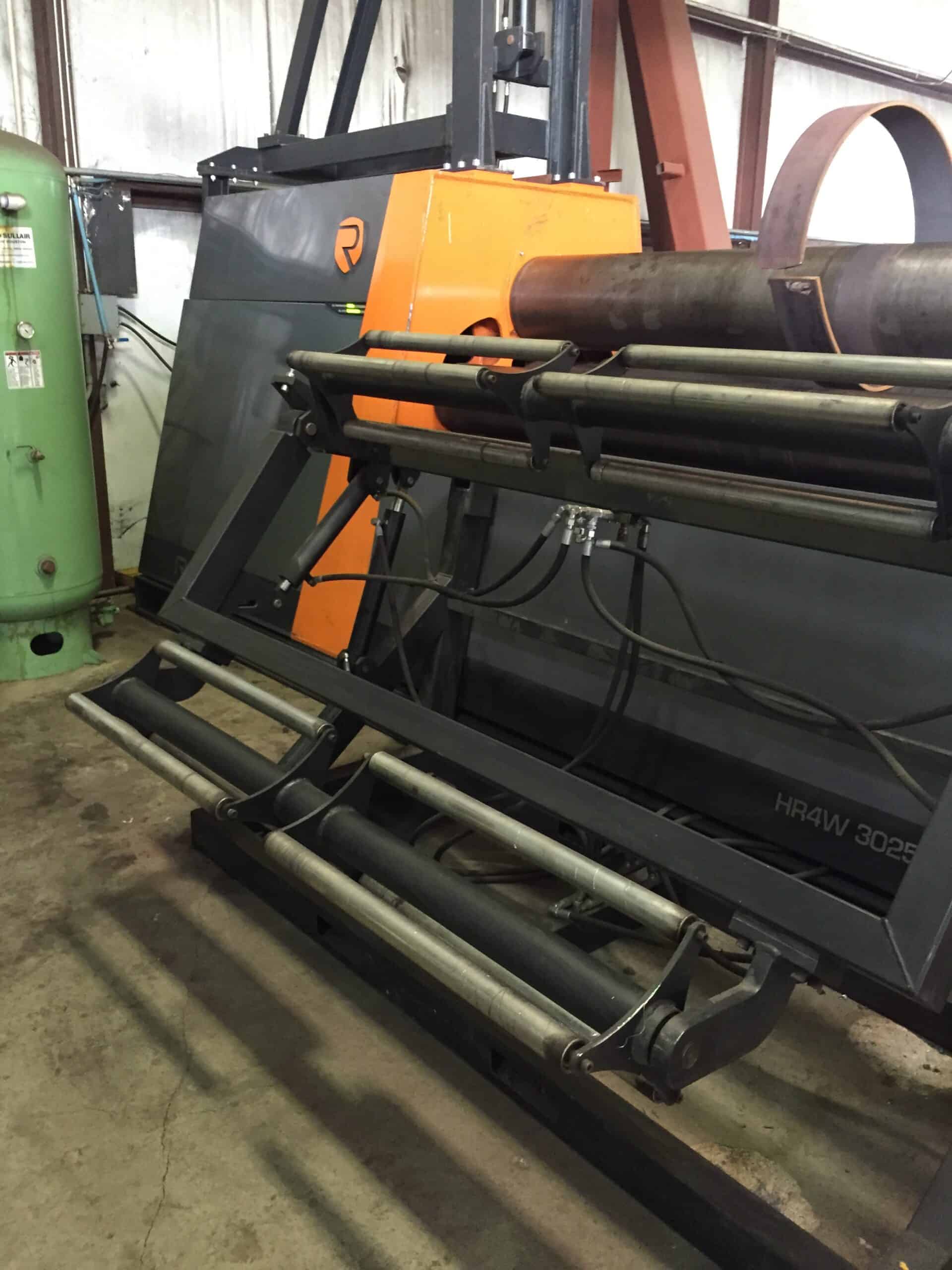 120" x 1" Roccia #HR4W-V100, 4-roll plate bending roll, 14.56" top roll, 25 HP, 2014 - Image 1