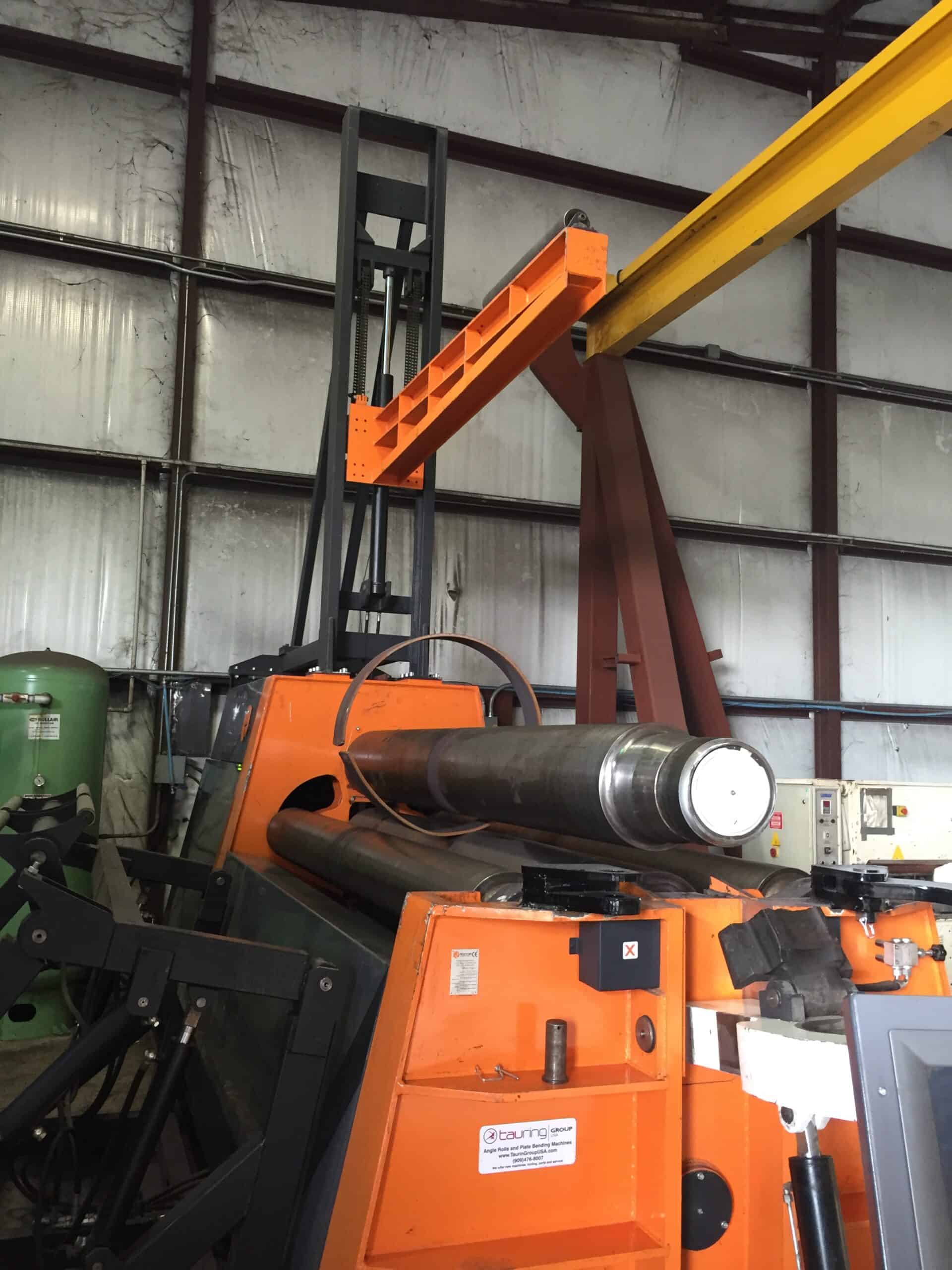 120" x 1" Roccia #HR4W-V100, 4-roll plate bending roll, 14.56" top roll, 25 HP, 2014 - Image 4