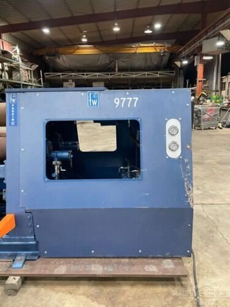 10' x 1/4" Faccin #DP3-3123, 3-roll double pinch plate bending roll, 8.5" top roll, 2014 - Image 2
